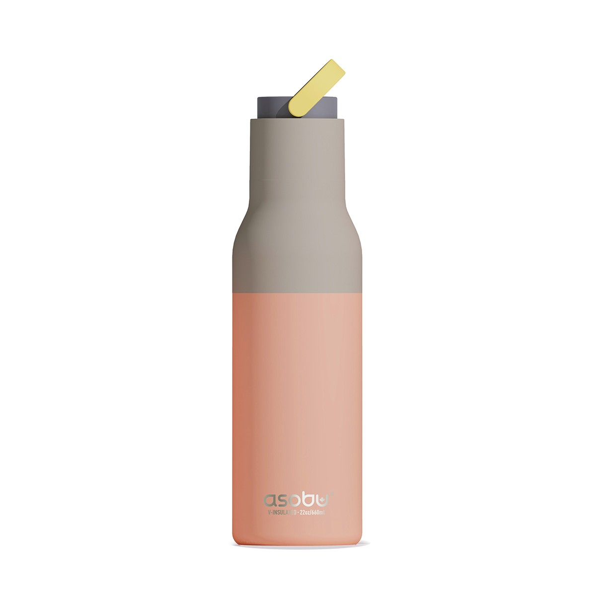 Asobu Metro Bottle 650ml Pastel Peach